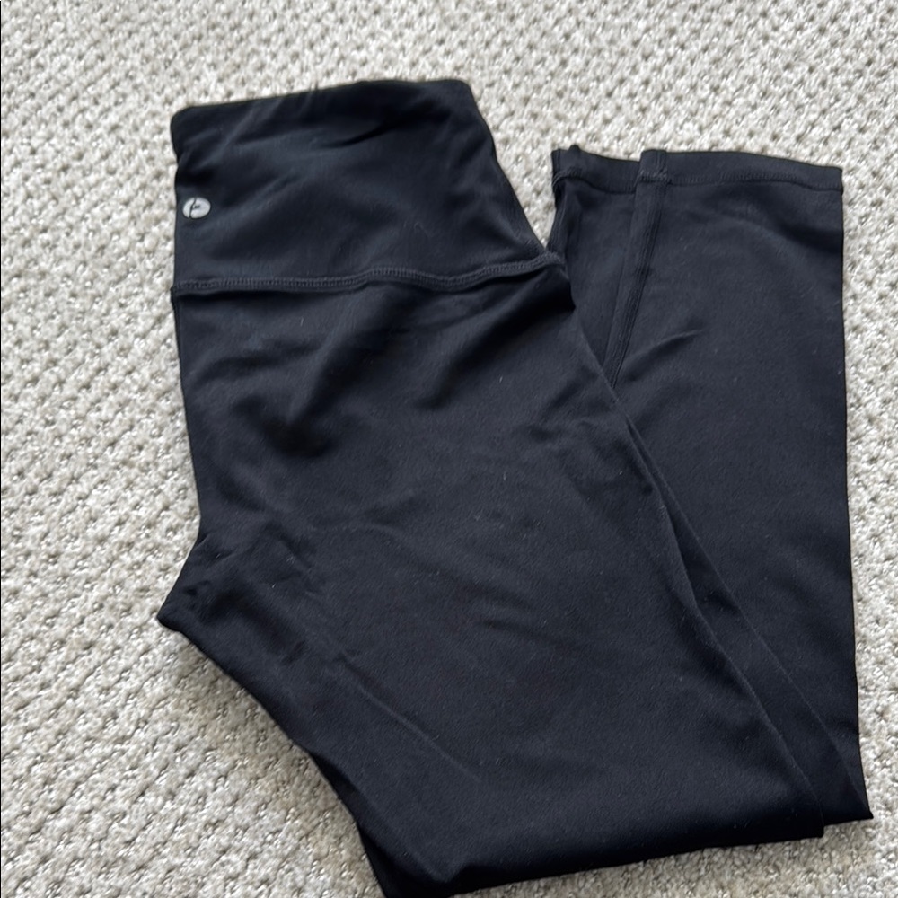 ❤️90 Degree By Reflex Black Stretch Leggings - Picture 3 of 3